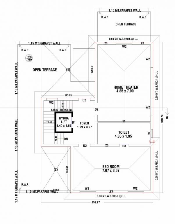  kunj vihar Floor Plan Second Floor Plan
