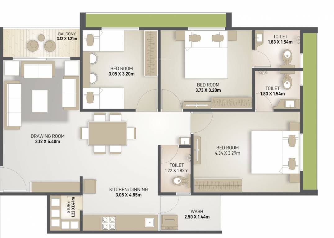 Floor Plan  vatrika residency Floor Plan Floor Plan