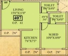  arafat anab al ashiyana chs ltd Floor Plan Floor Plan