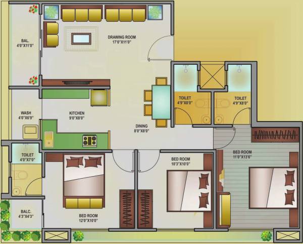  baagban Floor Plan Floor Plan
