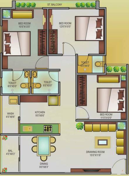  baagban Floor Plan Floor Plan