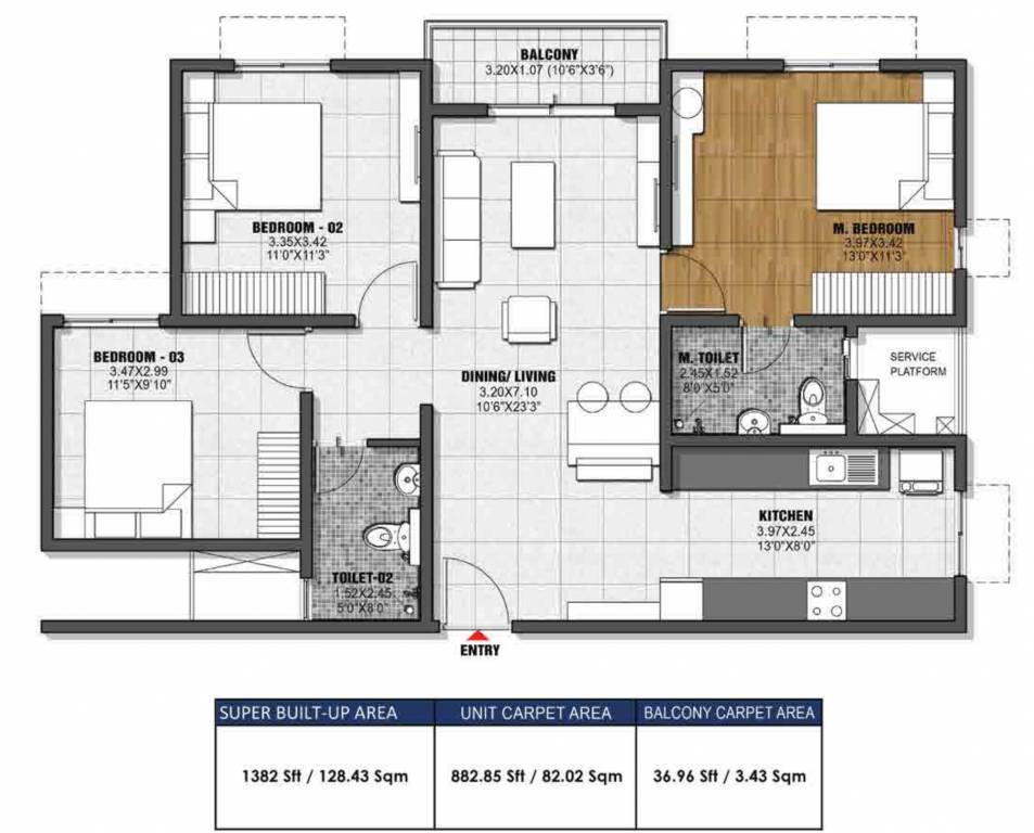 Floor Plan dioro and beryl at brigade el dorado Floor Plan Floor Plan