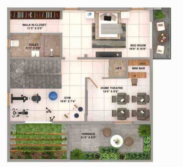  vishal-sanjivini Floor Plan Second Floor Plan