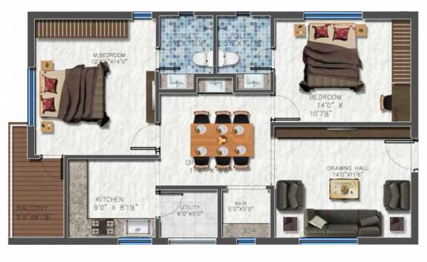  srivari-vididhi Floor Plan Floor Plan