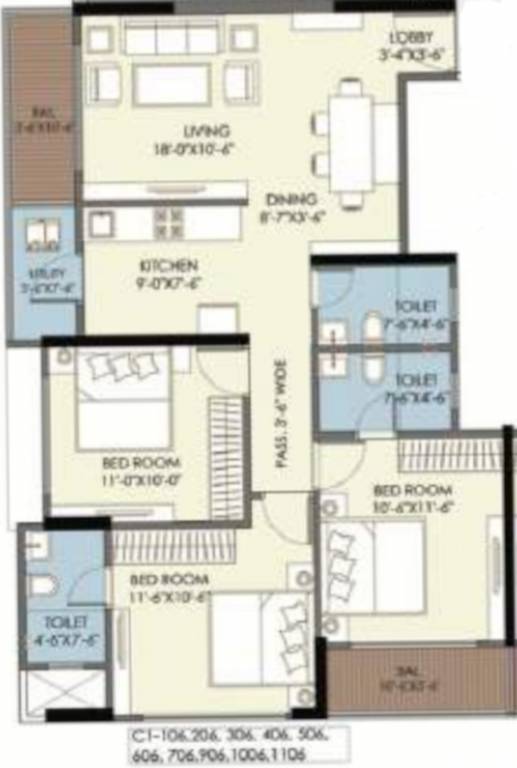 Floor Plan newtown ph 3 c bldg Floor Plan Floor Plan