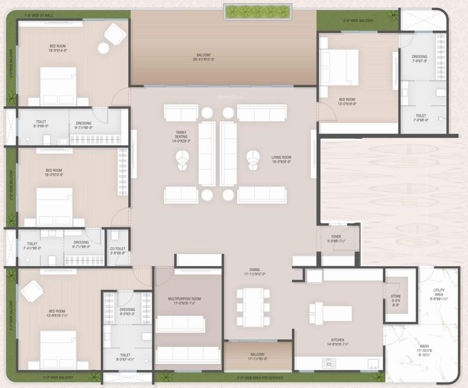  green leaf antilia Floor Plan Floor Plan
