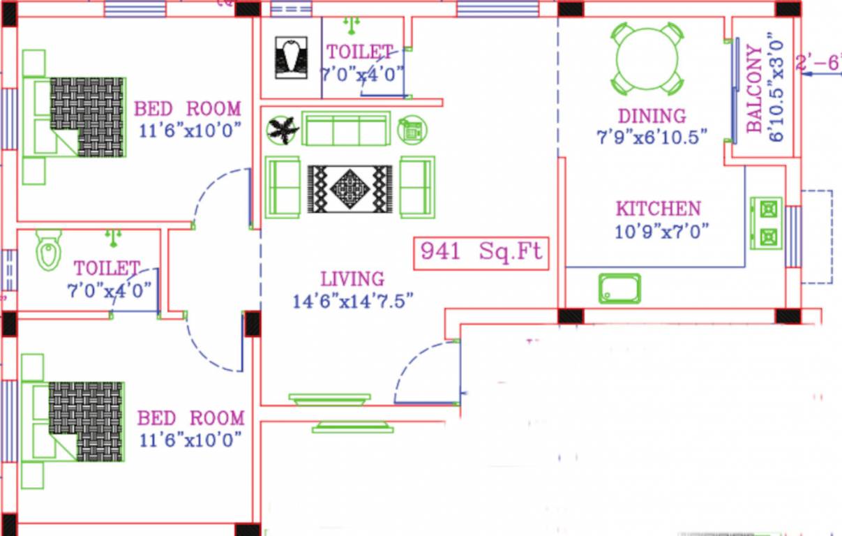  la aashiyana Floor Plan Floor Plan