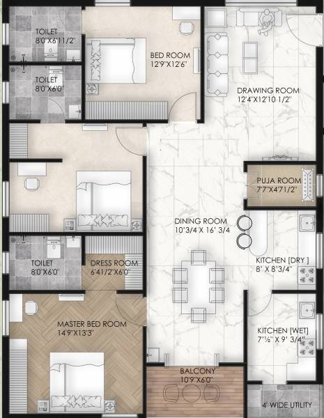  yogine-sierra Floor Plan Floor Plan