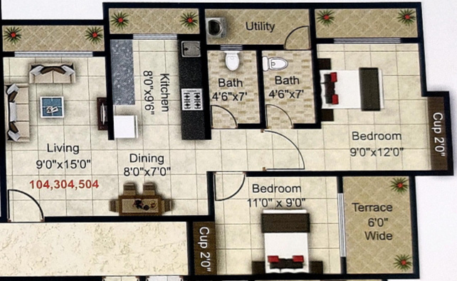 Floor Plan sai aashiyana 2 Floor Plan Floor Plan