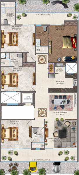  rk-gupta-elite-floors Floor Plan Floor Plan