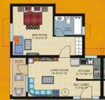 Pushpanjali Gopananda (1BHK+1T (775 sq ft) 775 sq ft)