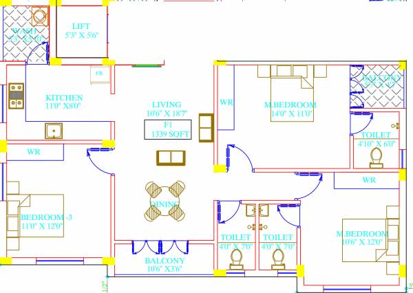  keerthi-flats Floor Plan Floor Plan