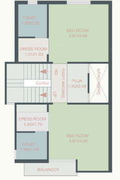  satyam castle Floor Plan First Floor Plan