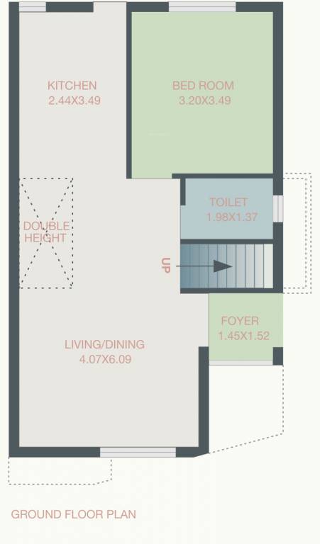 satyam castle Floor Plan Ground Floor Plan