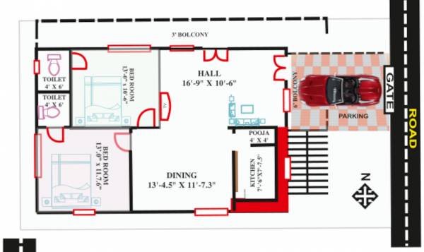  maytri-kuteer Floor Plan Floor Plan