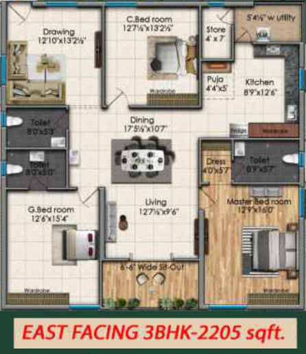  eastern sky Floor Plan Floor Plan