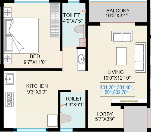 Floor Plan primrose residency Floor Plan Floor Plan
