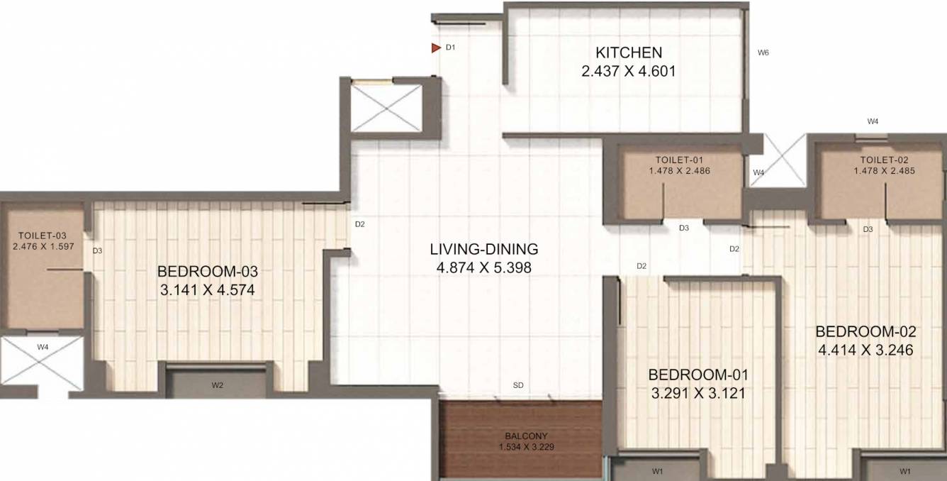 Floor Plan parc residences a2 Floor Plan Floor Plan