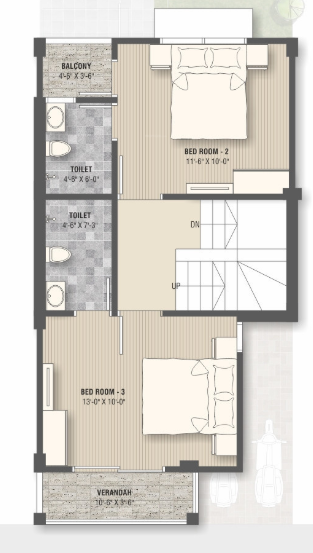  bunglows-2 Floor Plan First Floor Plan