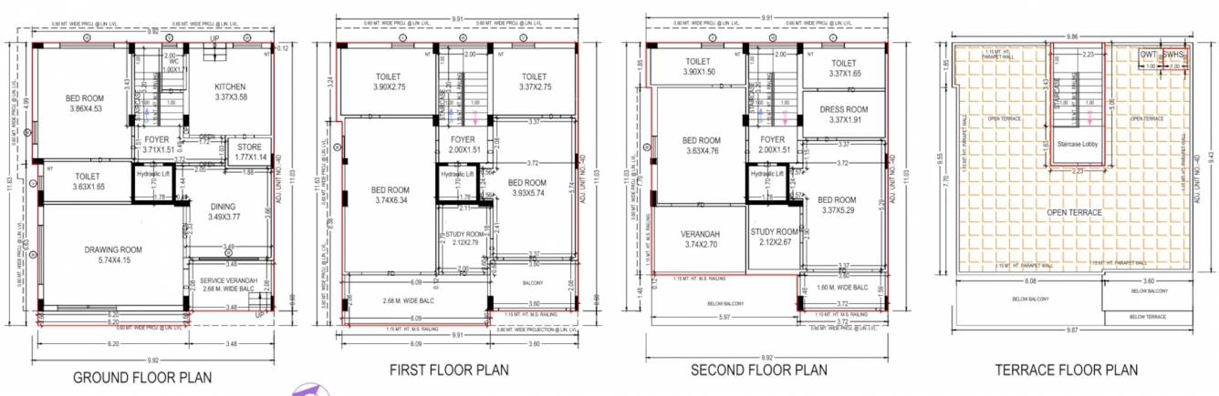Floor Plan aangi bunglows 2 Floor Plan Floor Plan