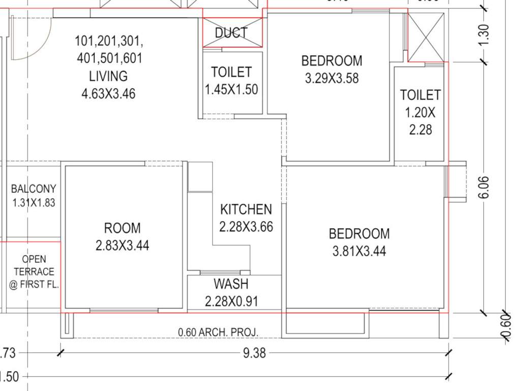  taj residency Floor Plan Floor Plan