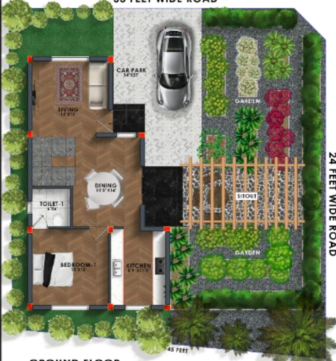 nammazhvar thottam phase 2 Floor Plan Ground Floor Plan