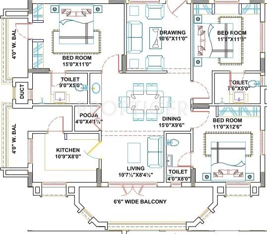 Aditya Empress Heights (3BHK+3T (1,800 sq ft) + Pooja Room 1800 sq ft) Aditya Empress Heights (3BHK+3T (1,800 sq ft) + Pooja Room 1800 sq ft)