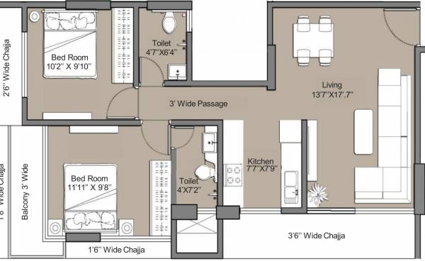  goregaon-adwait-chsl-vijay-sadan Floor Plan Floor Plan