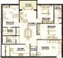 Vertex Pleasant (3BHK+3T (1,630 sq ft) + Pooja Room 1630 sq ft)