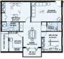 Vertex Pleasant (2BHK+2T (1,230 sq ft) 1230 sq ft)