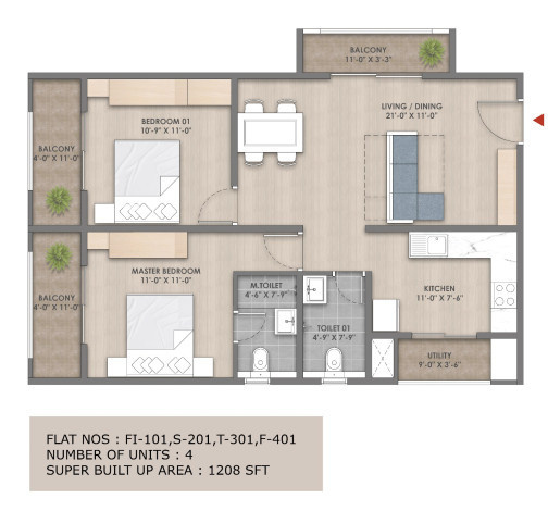  upavan-phase-ii Floor Plan Floor Plan