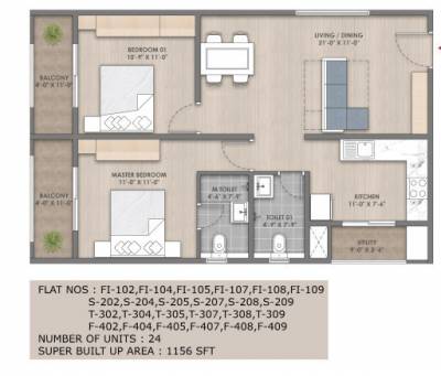  upavan-phase-ii Floor Plan Floor Plan