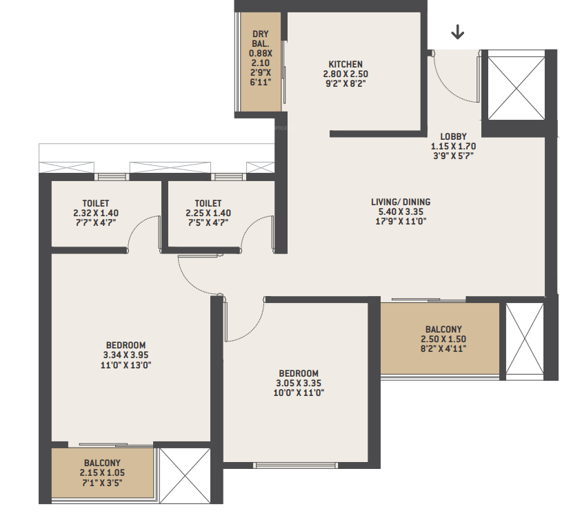 Floor Plan dolce vita phase 3 Floor Plan Floor Plan
