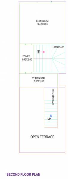  kahan-villa Floor Plan Second Floor Plan