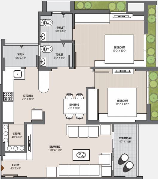  kalasagar-skyz Floor Plan Floor Plan