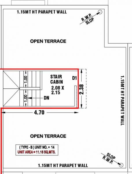  vaikunth-villa Floor Plan Second Floor Plan
