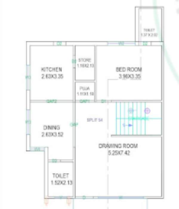  green villa Floor Plan Ground Floor Plan