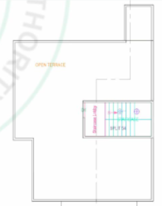 Terrace Floor Plan green villa Floor Plan Terrace Floor Plan