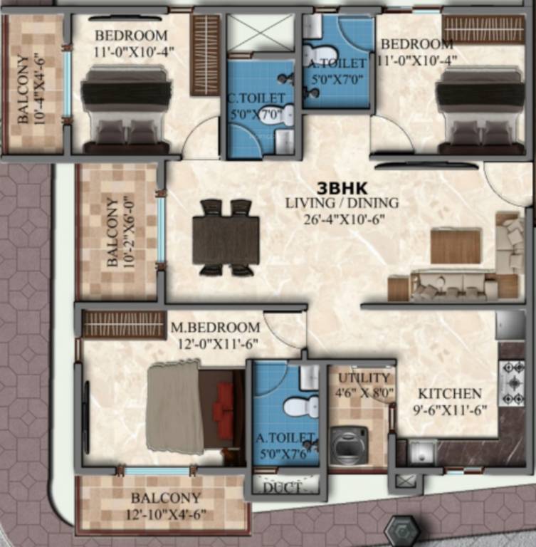 Floor Plan sky blossom Floor Plan Floor Plan