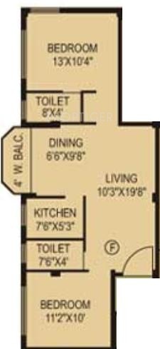 Starlite Sunny Dew (2BHK+2T (910 sq ft) 910 sq ft) Starlite Sunny Dew (2BHK+2T (910 sq ft) 910 sq ft)