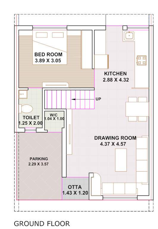  the luxuria Floor Plan Ground Floor Plan