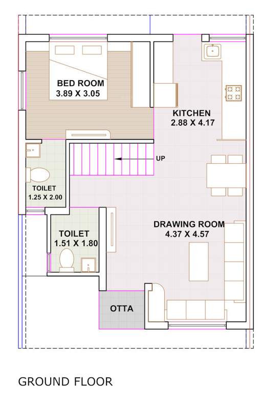  the luxuria Floor Plan Ground Floor Plan