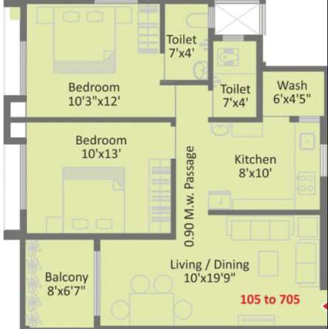  greenfield 4 Floor Plan Floor Plan