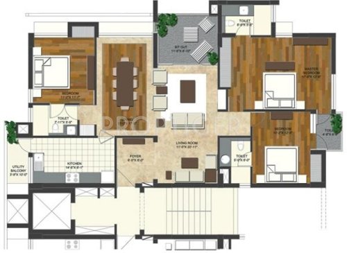 Conscient Arborea (3BHK+3T (1,800 sq ft) 1800 sq ft) Conscient Arborea (3BHK+3T (1,800 sq ft) 1800 sq ft)