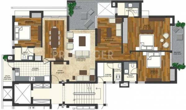 Conscient Arborea (3BHK+3T (2,250 sq ft) 2250 sq ft) Conscient Arborea (3BHK+3T (2,250 sq ft) 2250 sq ft)