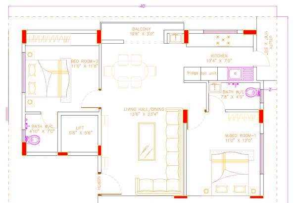  taha-residency Floor Plan Floor Plan