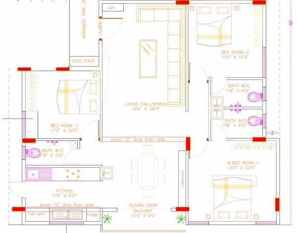  taha-residency Floor Plan Floor Plan