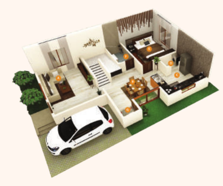  adiithya by the beautiful lake Floor Plan Ground Floor Plan