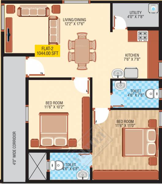  sai-pearl-apartment Floor Plan Floor Plan