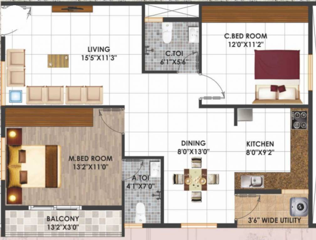 Floor Plan  priya avenue apartment Floor Plan Floor Plan